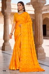 Vasantika By Vallabhi Abstract Printed Bandhej Saree Exporters In India